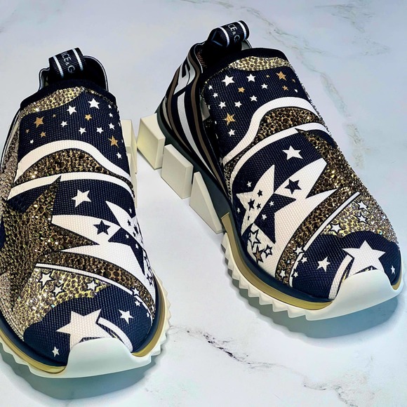 Dolce & Gabbana Other - Dolce & Gabbana Comet-print Sorrento Slip-on Sneakers